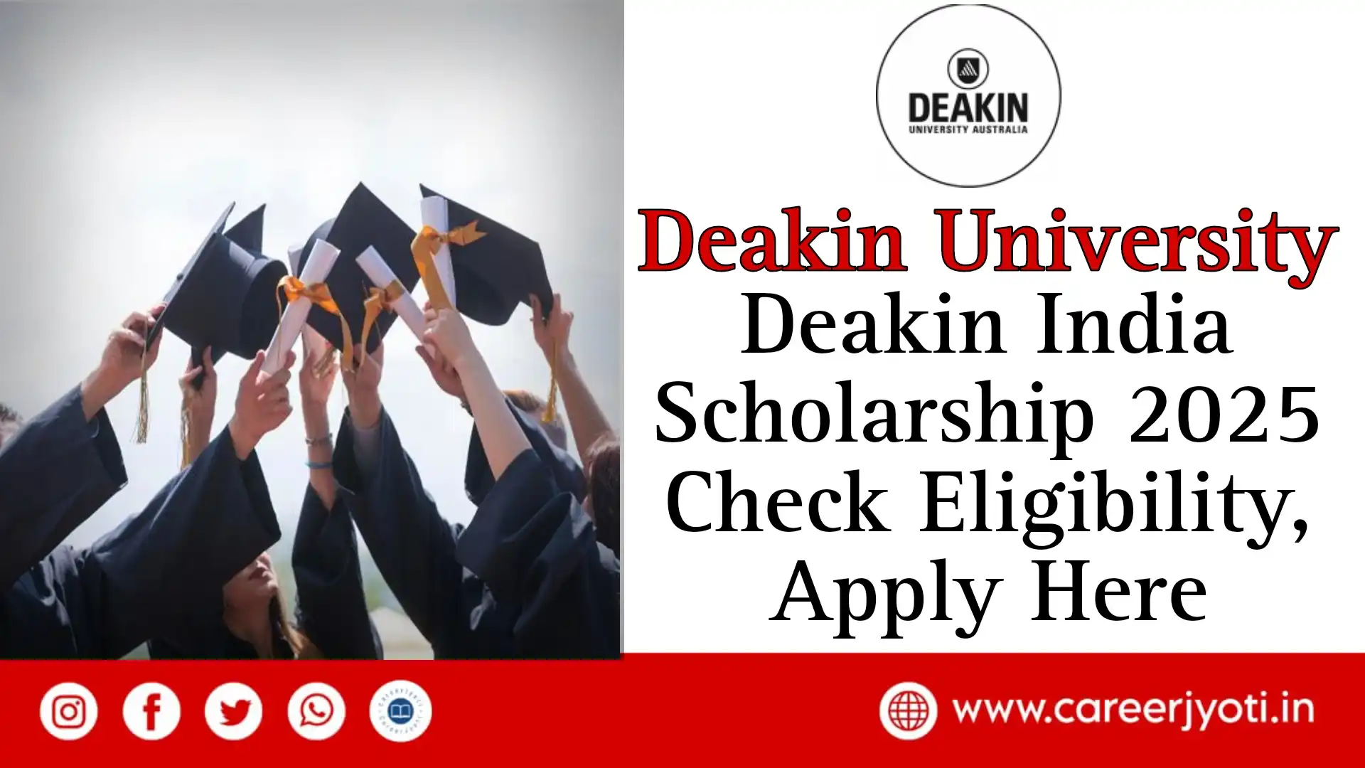 Deakin India Postgraduate Bursary 2025: भारतीय छात्रों के लिए 20% ट्यूशन फीस में छूट - Featured Image